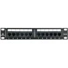 Alantec Patchpanel UTP 12 prievadų cat 5e full - PK014