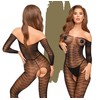 Penthouse Dreamy Diva Bodystocking Juodas XL, Sheer Open Design