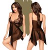 Penthouse Sweet Beast Babydoll Set Juodas L/XL - Elegant Mesh Design