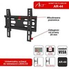 Laikiklis ART RAMT AR-44 Holder AR-44 14-42 for LCD/LED 35KG no adjustment 2.5cm distance from wall
