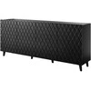 Cama Meble Baldai - Asti Komoda 200x42x82 Juoda Matinė