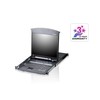 Aten | 16 prievadų Cat 5 dviejų bėgelių 17" LCD KVM komutatorius su Daisy Chain prievadu | KL1516AM-AXA-AG | 1 x USB A tipo lizdas