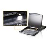 Aten | PS/2-USB VGA Dual Rail 19" LCD Console with USB Peripheral Support | CL5800N