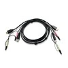 ATEN 2L-7D02UH ATEN USB HDMI su garso KVM kabeliu - 1,8 m