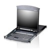 Aten | 8 prievadų Cat 5 dviejų bėgelių 19" LCD KVM komutatorius su Daisy Chain prievadu | KL1508AN-AXA-AG | 1 x USB A tipo lizdas