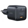 Sieninis įkroviklis Aukey PA-B1L.USB-C, 30W (juodas)