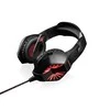Žaidimų ausinės Modecom Volcano MC-839 Sword, LED, Juodos