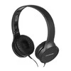 Stereofoninės ausinės su mikrofonu Panasonic RP-HF100ME-K, Juodos
