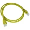 Patch-cord U/UTP kat.6A LSOH 0.5m geltona ALANTEC