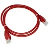 Patch-cord U/UTP kat.6 PVC 0.25m raudona ALANTEC