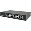 Šakotuvas Nevaldomas komutatorius 18xRJ45 - 16 RJ45 PoE+ 100Mb/s prievadų + 2 RJ45 Uplink 1Gb/s prievadai (galios sąnaudos 150W) AVIZIO