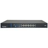 Šakotuvas Nevaldomas komutatorius su 16 RJ45 PoE+ 1 Gb/s prievadų + 2 SFP Uplink 1 Gb/s prievadais (galios sąnaudos 150 W) AVIZIO