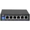 Šakotuvas AVIZIO komutatorius 4x RJ45 PoE 1Gb/s + 2x RJ45 Uplink 1Gb/s