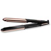BaByliss Straight & Curl Brilliance plaukų garbanojimo žnyplės, šiltos, juodos, rožinės spalvos, 3 m