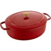 Kettlebell Ballarini Ovalus ketaus puodas BALLARINI BELLAMONTE 75003-566-0 - 5,5 ltr raudonas