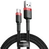 Baseus Cafule USB cable 2 m USB A USB C Juodas, Raudona