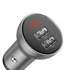 Baseus Automobilinis įkroviklis 2xUSB 4.8A 24 W - Sidabrinis