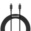 Baseus Superior serijos USB-C - USB-C kabelis 100W 1m juodas