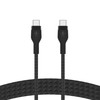 USB Kabelis - Belkin BOOST↑CHARGE PRO Flex 3 m USB 2.0 Juodas