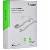 USB kabelis Belkin Boost Charge Braided USB-A to Lightning 1.0m baltas