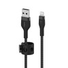 Belkin CAA010bt3MBK BoostCharge USB-A į Lightning silikoninis 3.0m, juodas