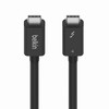 USB-C kabelis - Belkin 2m 40gbps juodas