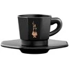 Kavos Puodelių Rinkinys - Bialetti Perfetto Moka Porcelianas 4x 75 ml Juodi