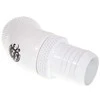 Bitspower jungtis, 45 laipsnių, G1/4 colio AG – 13 mm ID – pasukama, balta