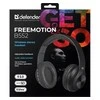 Ausinės Defender Freemotion B552 Juoda