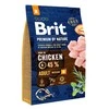 BRIT Premium by Nature Adult M - sausas šunų maistas vištiena - 8kg