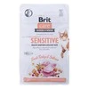 Brit Care Cat GF Sensitive Healthy Digestion&amp;Delicate Taste (Šviežia kalakutiena&amp;lašiša) 0,4kg