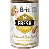Brit Fresh konservai šunims vištiena&amp;Sweet bulvės 400g