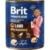 Brit Premium by Nature konservai šunims ėriena with Buckwheat 800g