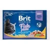Drėgnas Kačių Maistas - BRIT Premium Cat žuvis Plate, 4x100g