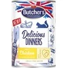 Drėgnas Kačių Maistas - Butcher's Vištienos Gabalėliai Drebučiuose 400 G