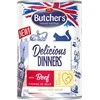 Drėgnas Kačių Maistas - Butcher's Jautienos Gabalėliai Drebučiuose 400g