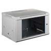 Q-LANTEC 19" 15U wall-mounted rack 600x450, glass door, pilkas