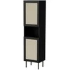 Cama Meble Saugojimo Spinta - JUTA 50x39,5x190, Juoda