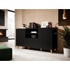 Cama Meble Saugojimo Spinta - Cama Pafos 150x42x82 Juoda Matinė