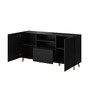 Cama Meble Saugojimo Spinta - Cama Pafos 150x42x82 Juoda Matinė