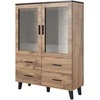 Cama Meble Svetainės Sekcija - Cama Lotta 2d4d Wotan Ąžuolas + Matinė Juoda