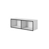 Cama Meble Saugojimo Spinta - Roco RO2 112/37/37 Balta/Juoda