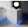 Cama Meble Naktinis Staliukas - Cama Reja Šviesiai Mėlynas