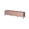 TV staliukas Cama Meble Spintelė - Cama RTV Nova 186x40x48 Rožinė