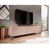 TV staliukas Cama Meble Spintelė - Cama RTV Nova 186x40x48 Rožinė