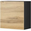 Cama Square spintelė VIGO 50/50/30 (spalva: Votan ąžuolas/juoda)