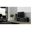 Cama Meble Televizoriaus Stovas - Cama Soho 140 Pilkas/Pilkas Blizgus
