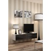 Cama TV staliukas VIGO 140 30/140/40 (spalva: balta/blizgi juoda)