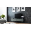 Cama TV staliukas VIGO 140 30/140/40 (spalva: pilka/blizgi pilka)