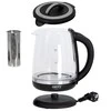 Adler Camry | Virdulys | CR 1290 | Standard | 2200 W | 2 L | Plastic/glass | 360° rotational base | Juodas/Transparent